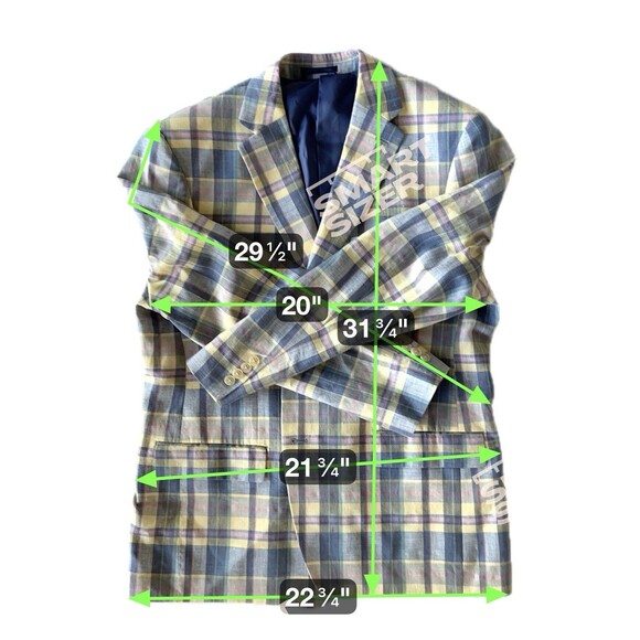 Club Room Multicolor Plaid Blazer - Picture 16 of 16